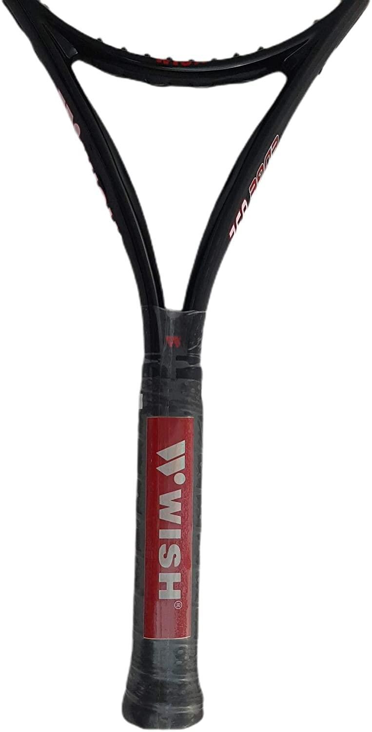 Raqueta de Tenis Wish Kevlar Edge 832 - Color negro y Naranja, raqueta tenis, raquetas de padel, raqueta adulto de tenis