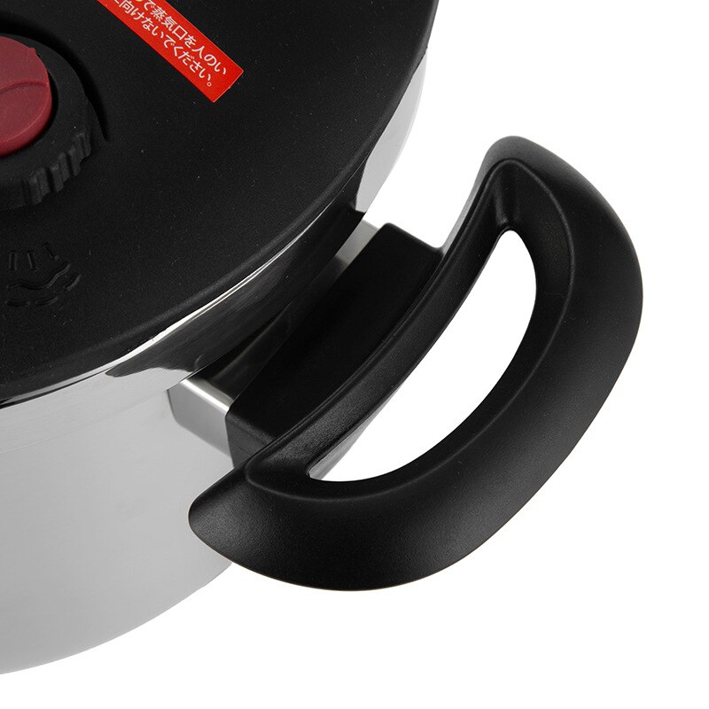 6L Double Gear Pressure Visual Pressure Cooker Rotary 304 Stainless Steel Pressure Cooker Safe And Explosion-proof