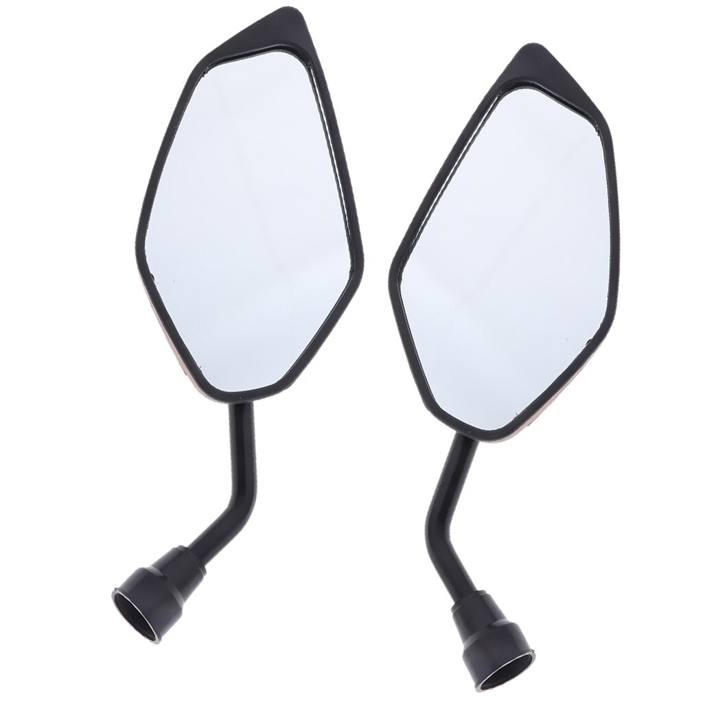Motocicleta Universal, ciclomotor Dirt Bike ATV, escúter 10mm, espejo retrovisor lateral (1 par): Rojo