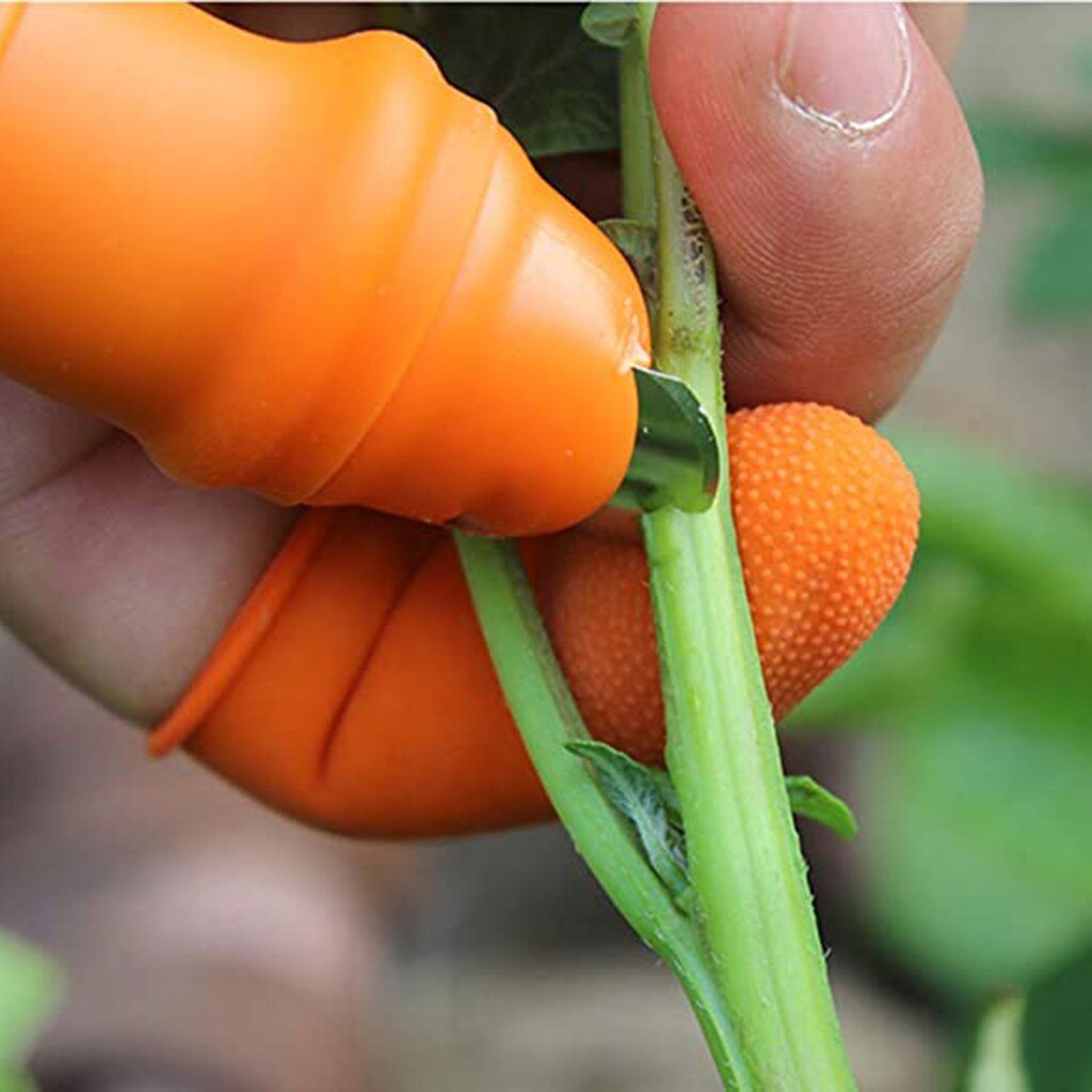 Vegetable Picking Potted Plants Trim Silicone Thumb Knife Set Knife Garden Tools Potted Plants Nail Clippers Pruning Tools