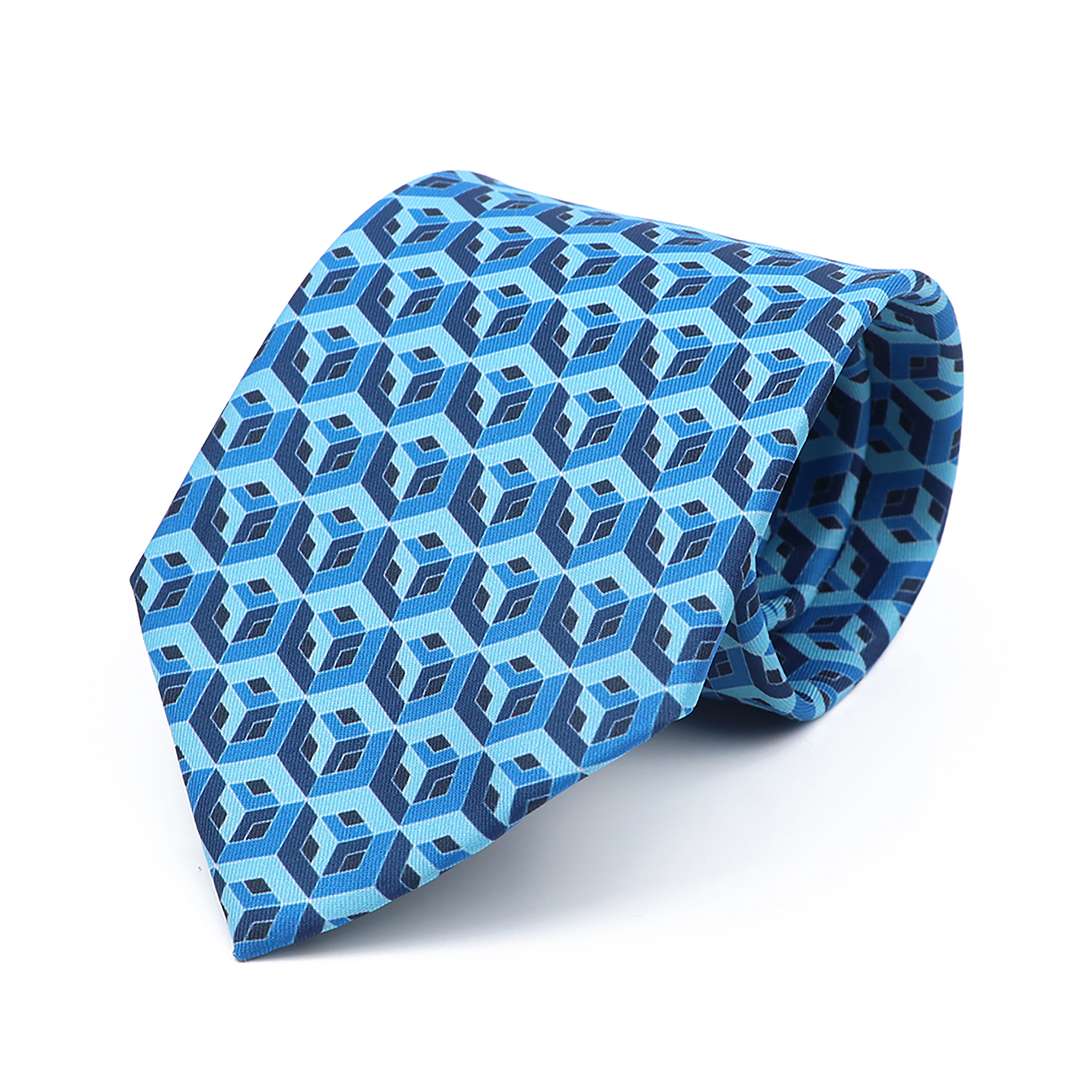 9cm Brown Blue Men Tie Vintage Floral Geometry Print Necktie Mens Wedding Business Meeting Suit Shirt Daily Wear Accessories