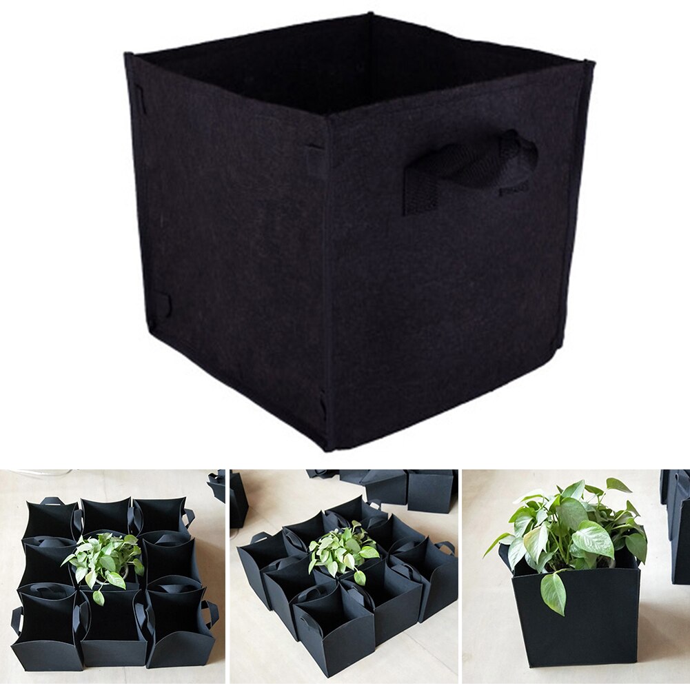 Spot Fabric Raised Planting Bed Thicken Non-woven Square Plant Flower Tree Planting Grow Bag Hogard