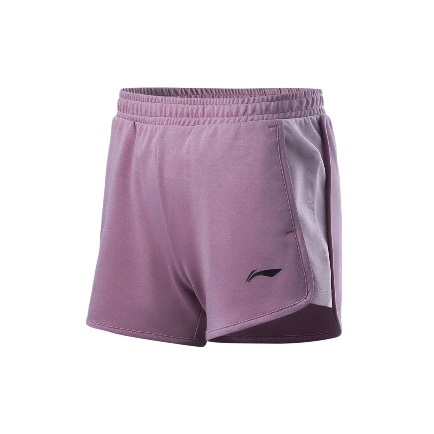 Li-Ning formación de mujeres sudor pantalones cortos 87% algodón, 13% de algodón Regular de poliéster con cordón li ning forro deportes pantalones cortos de AKSR110: M / AKSR110-3