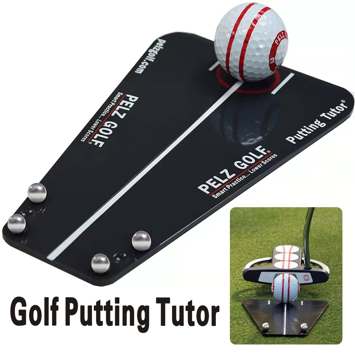 Pelz Golf DP4007 Putting Tutor - A Dave Pelz Short Game (Putting) Learning Aid