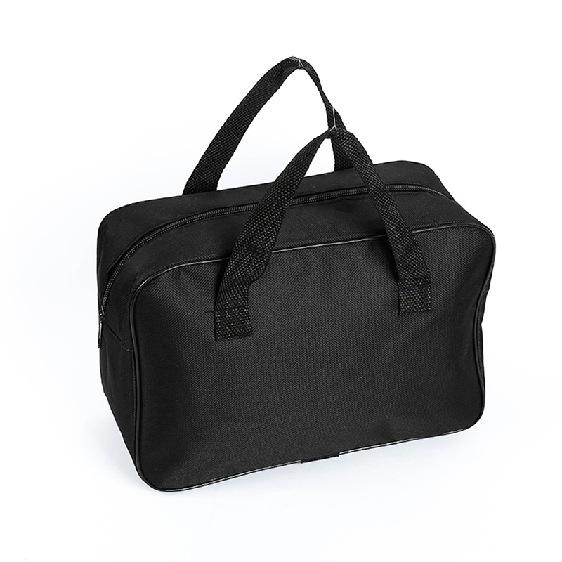 Sac organisateur noir sac de rangement sac à main en Nylon pour voiture compresseur d'air pompe automobile boîte à outils