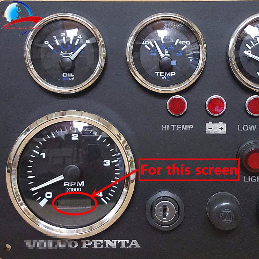 Tachometer/Tachometer LCD Anzeige für Kenworth lkw/VDO International/VDO Cockpit Vision/Jcb traktor/Volvo penta Stiefel