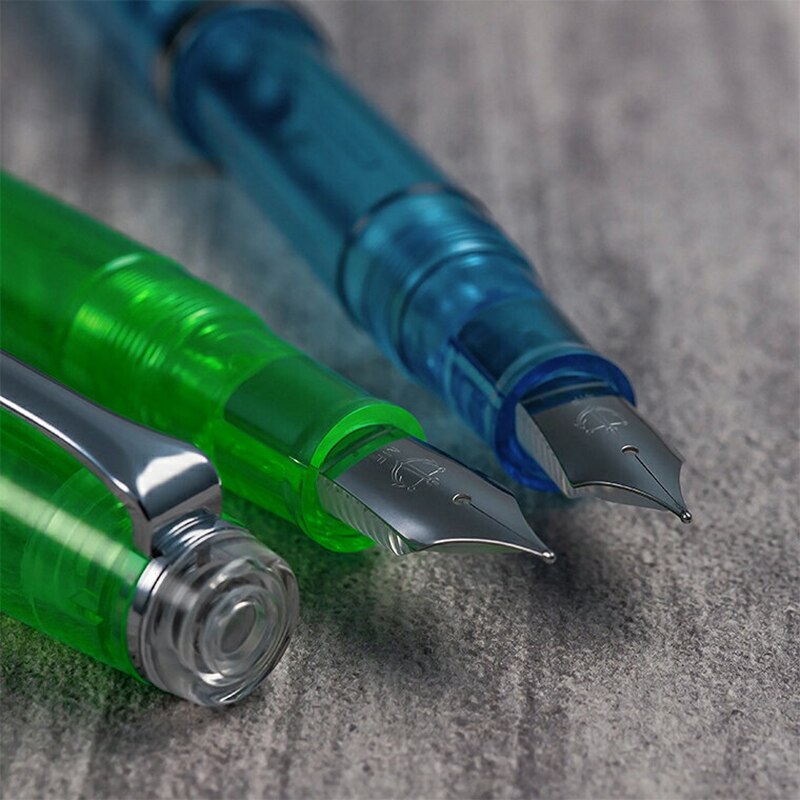 Original SAILOR Fountain Pen LECOULE Stainless Steel Nib Green Blue Transparent Pen 11-8034