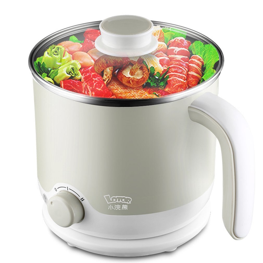 70C Slaapzaal Thuis Elektrische Stoomkoker Frituren Fornuis Multifunctionele Koken 600W Non-stick Stoomboot: Default Title