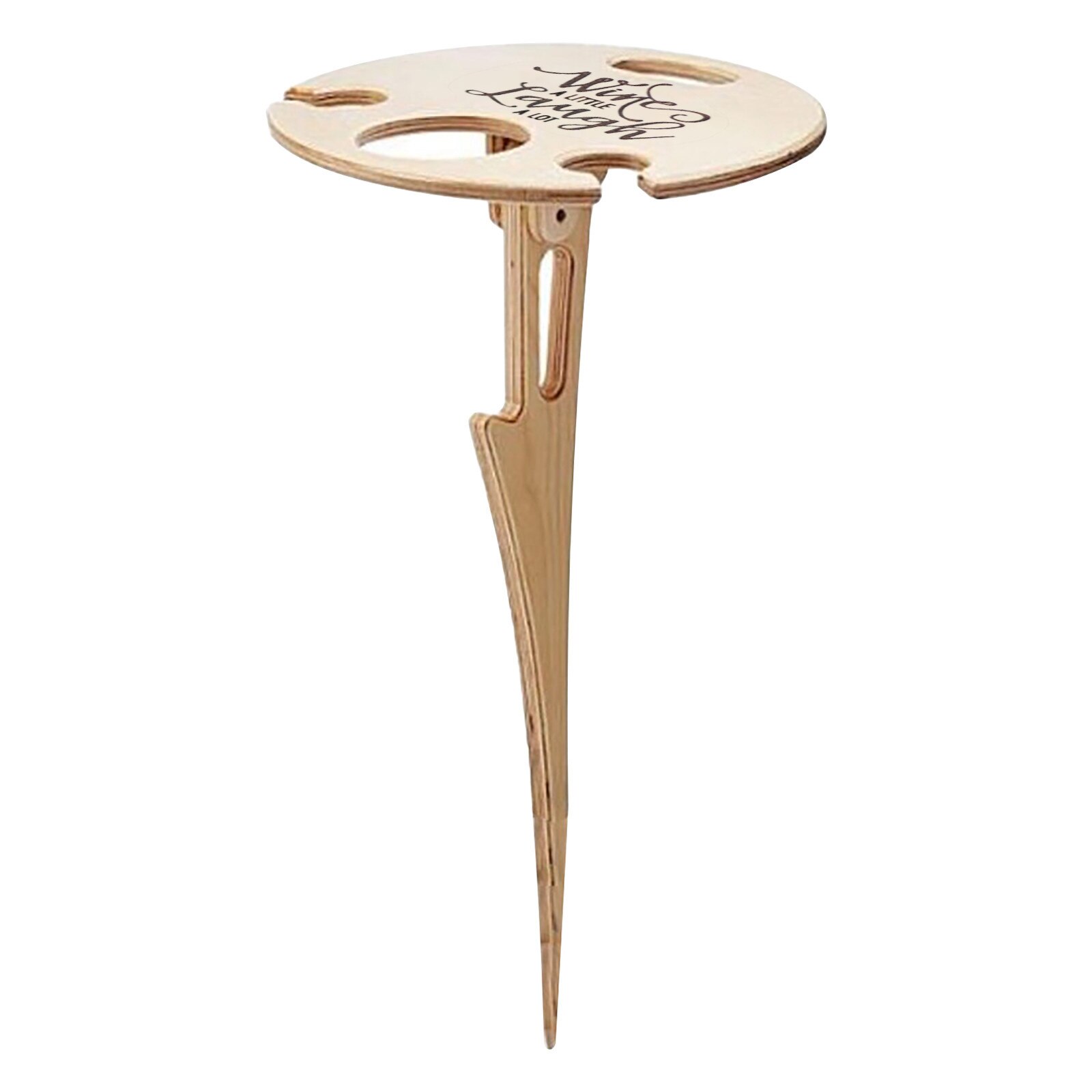 Outdoor Wijnrek Gazon Wijnrek Draagbare Outdoor Picknick Wijnrek Outdoor Wijn Tafel Met Opvouwbare Ronde Desktop: E