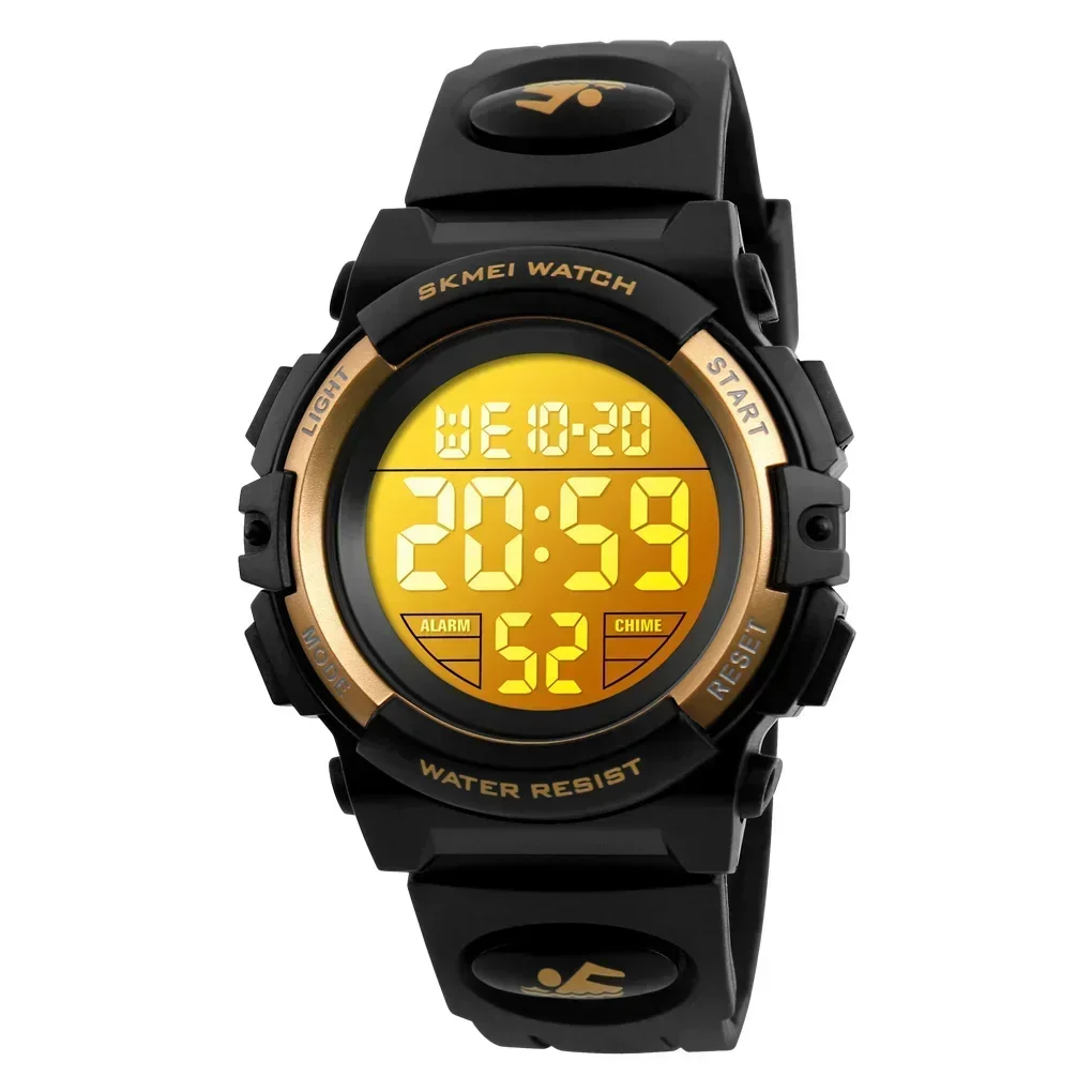 Skmei 1266 Kinderuhr Jungen und Mädchen Wecker Timing Digital 5Bar Wasserdicht Kinder LED-Uhren 1258 1689 1999