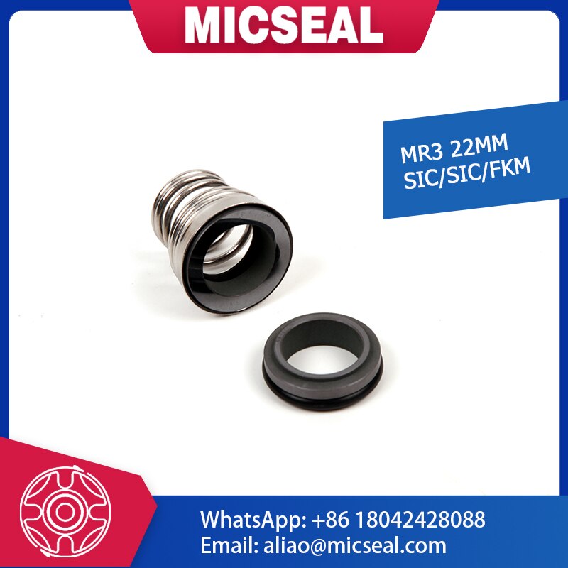 MR3 - 22MM Mechanical Seal - SIC/SIC/FKM