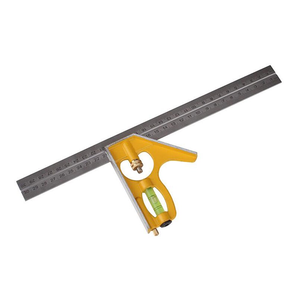 300mm Adjustable Ruler Multi Combination Square Angle Finder Protractor Universal Ruler Right Angle Measuring Tools Set