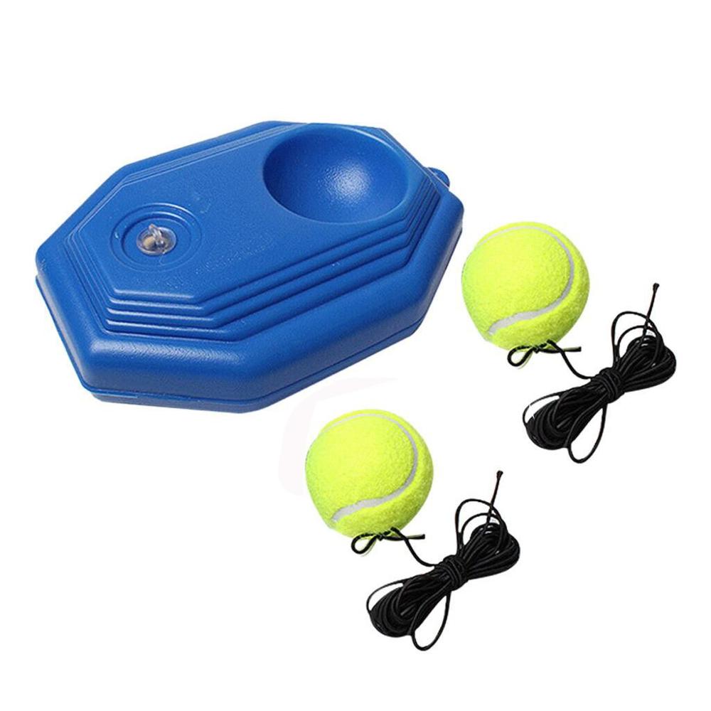 Tennis Praxis Trainer Heavy Duty Tennis Training Aids Werkzeug Mit Elastischen Seil Ball Rebound Tennis Trainer Sparring Gerät