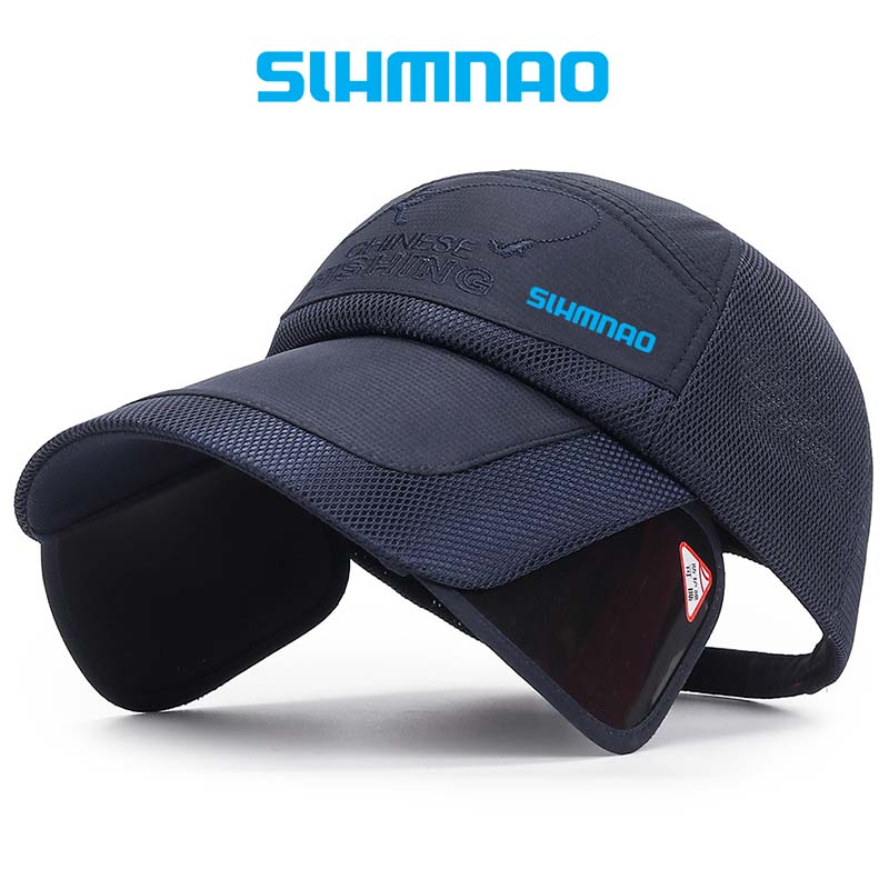 Fishing Hat Summer Outdoor Fishing Sunscreen Baseball Hat Men's Mountaineering Hunting Sunshade Hat Bicycle Women's Hat: black