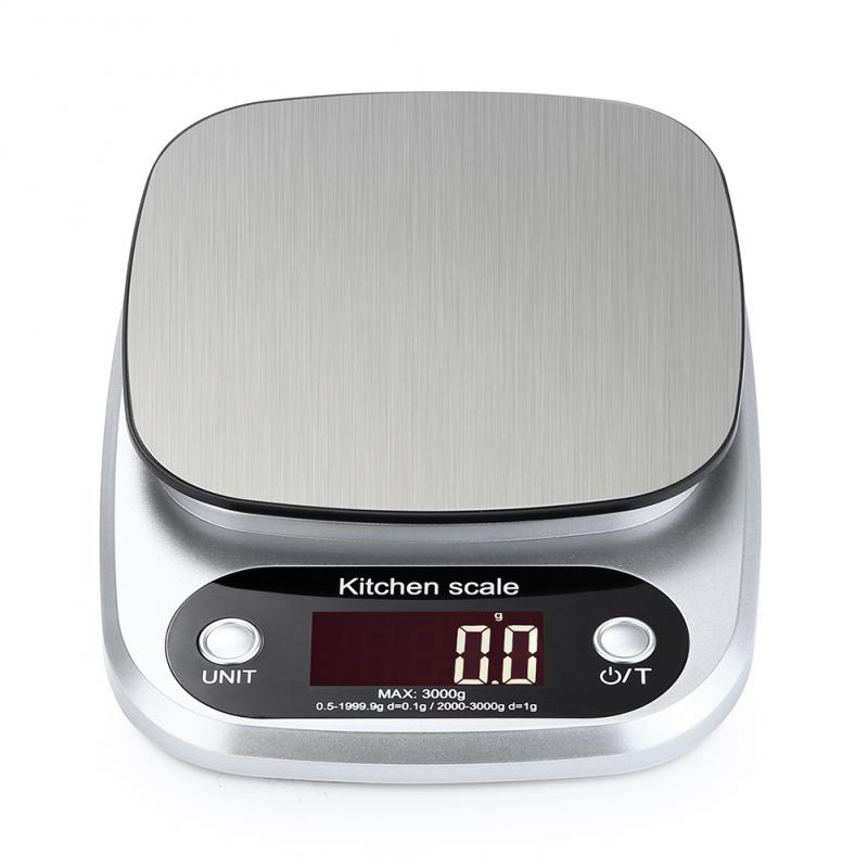 3kg/0.1g 10Kg/1g Digital Display Balance Electronic Scale Stainless Steel Weighing Scale Food Diet Postal Balance Measuring Tool: 10Kg (1g)