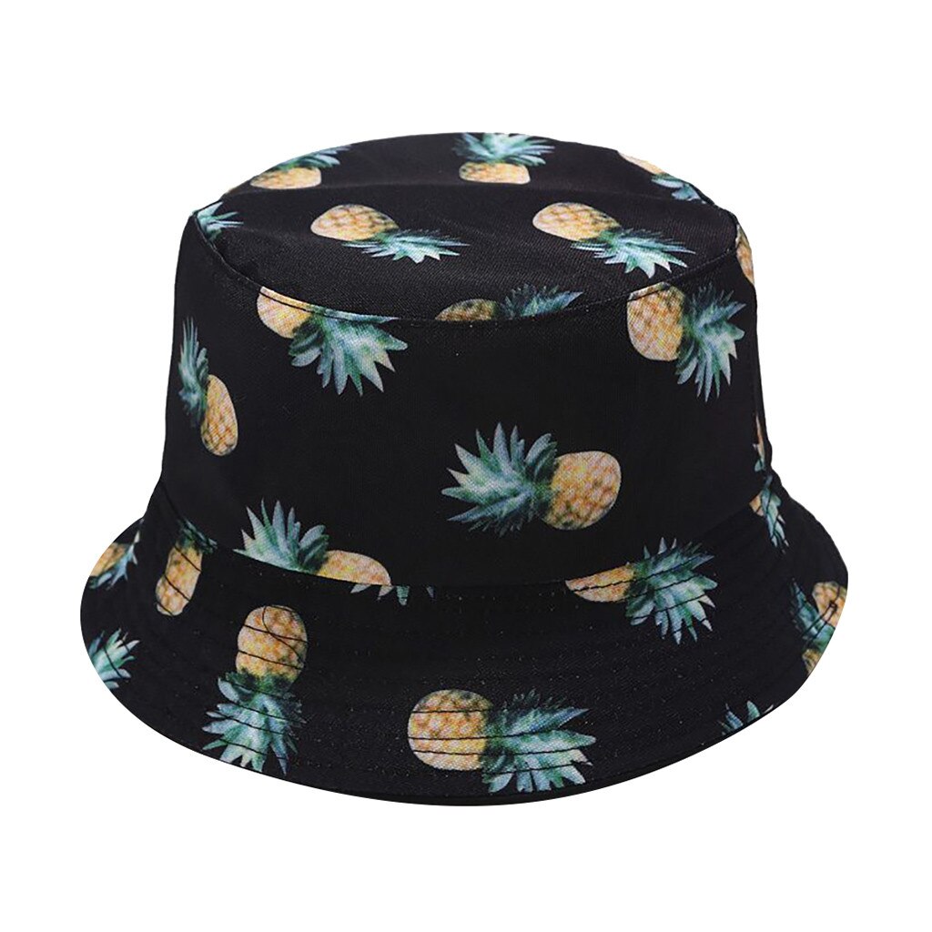 Emmer Hoed Zomer Mannen En Vrouwen Fruit Print Dubbelzijdig Opvouwbare Visser Hoed Emmer Cap Sombrero De Pescador Para hombre #30: A