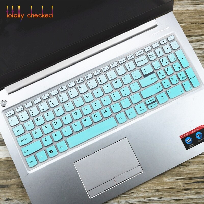 for Lenovo V15 iil iwl lil V15-IIL 15.6-inch Lenovo V 15 laptop Silicone Laptop Notebook Keyboard cover Skin: fademint