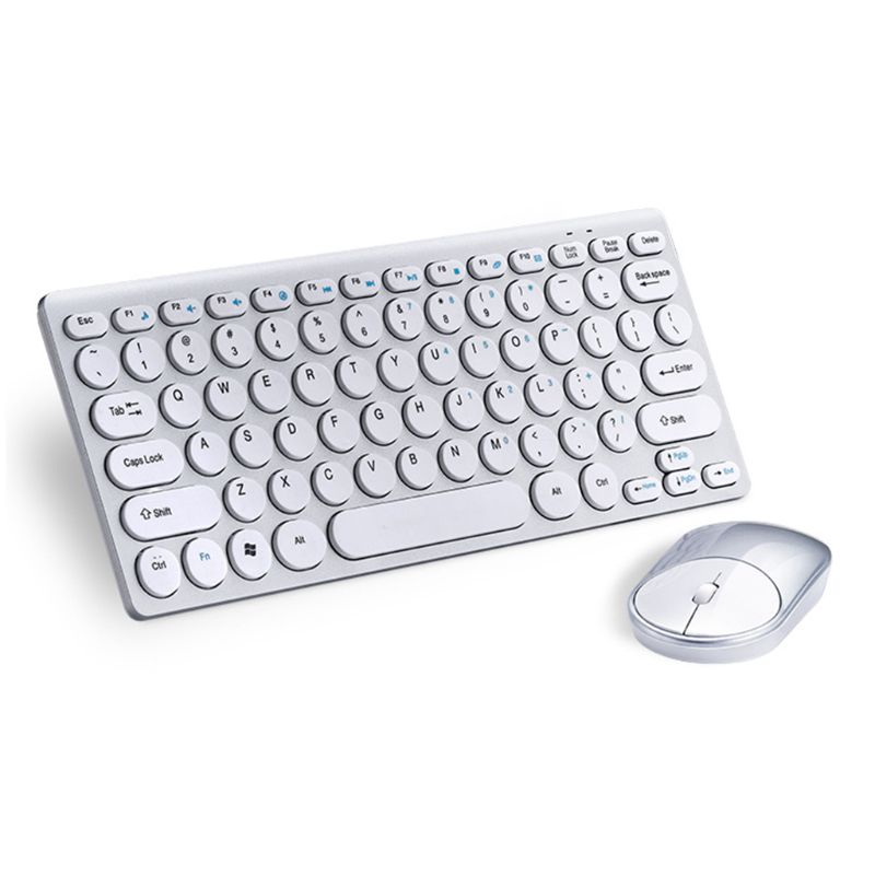 1Set 2.4G Wireless Keyboard Mouse Mini Silent Keypad Mice for Notebook Laptop PC