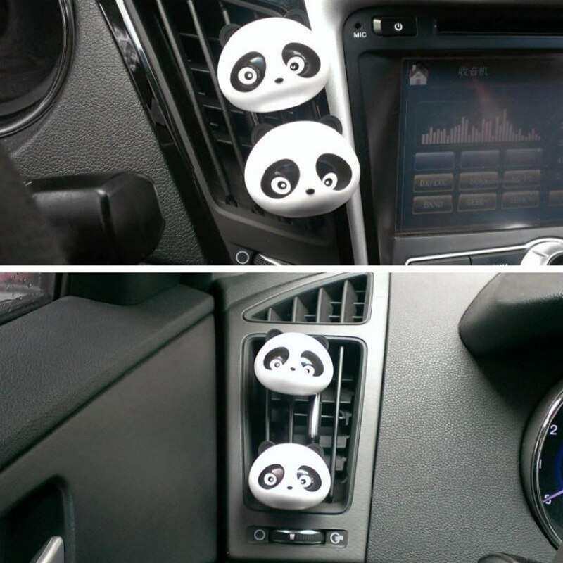 Auto Luchtverfrisser voor Auto Leuke Panda Auto Smaken Automoibles Vent Decoratie Parfum Geur Aroma Styling Accessoires