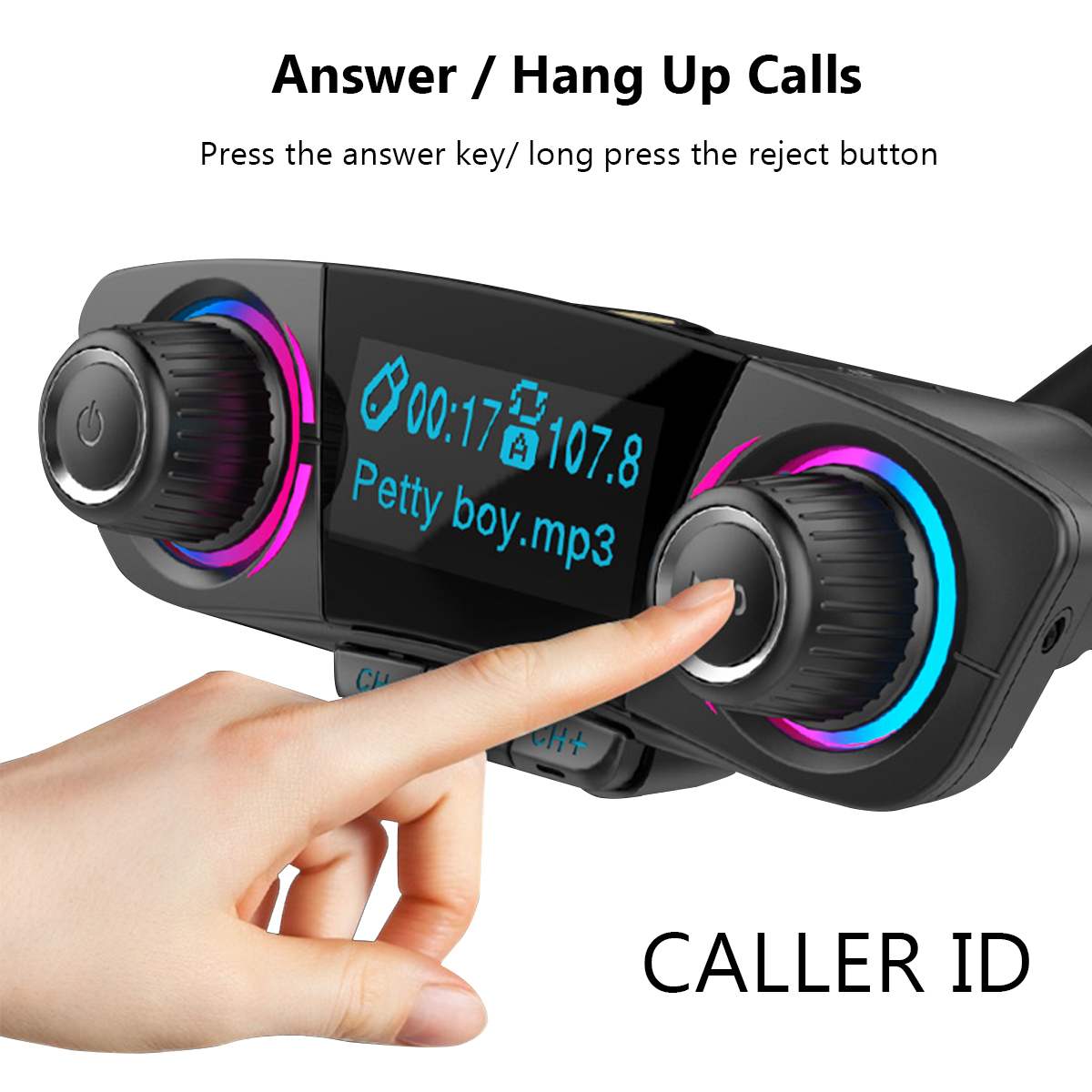 Car MP3 Player bluetooth Handsfree Car Aux Music TF Card USB Charging Smart Power Failure Memory Car FM Transmitter
