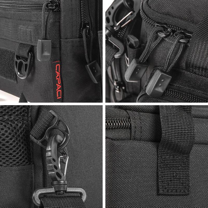 Carp Fishing Tackle Bag Large Fishing Reel Bag Waterproof Fishing Lure Bag Outdoor Travel Bag Fishing Shoulder Pack Backpack