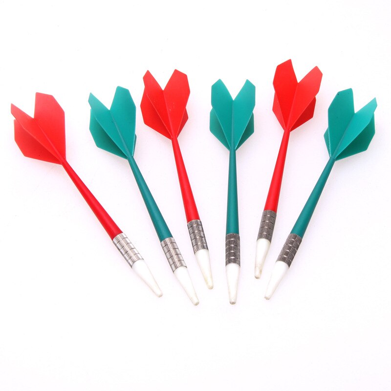 UB Safety Beginner Leisure 17 Inch Safety Plastic Practice Dart Board 42cm 6 Copper Darts Soft Tip Darts