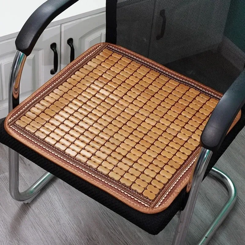 Cuscino del sedile Mahjong in bambù estivo, traspirante, antiscivolo, cuscino per sedia da pranzo, fresco, cuscino, per ufficio, tappetino per sedia per Computer
