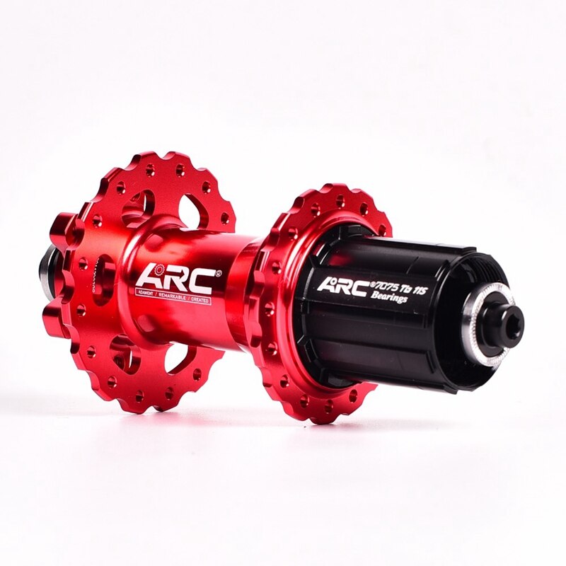 ARC MT006 Bicycle Hubs Sealed Bearing 4 Bearings 4 Pawls QR 100X9 135X10MM Set MTB Mountain Bike Hub 36 Holes Disc Brake