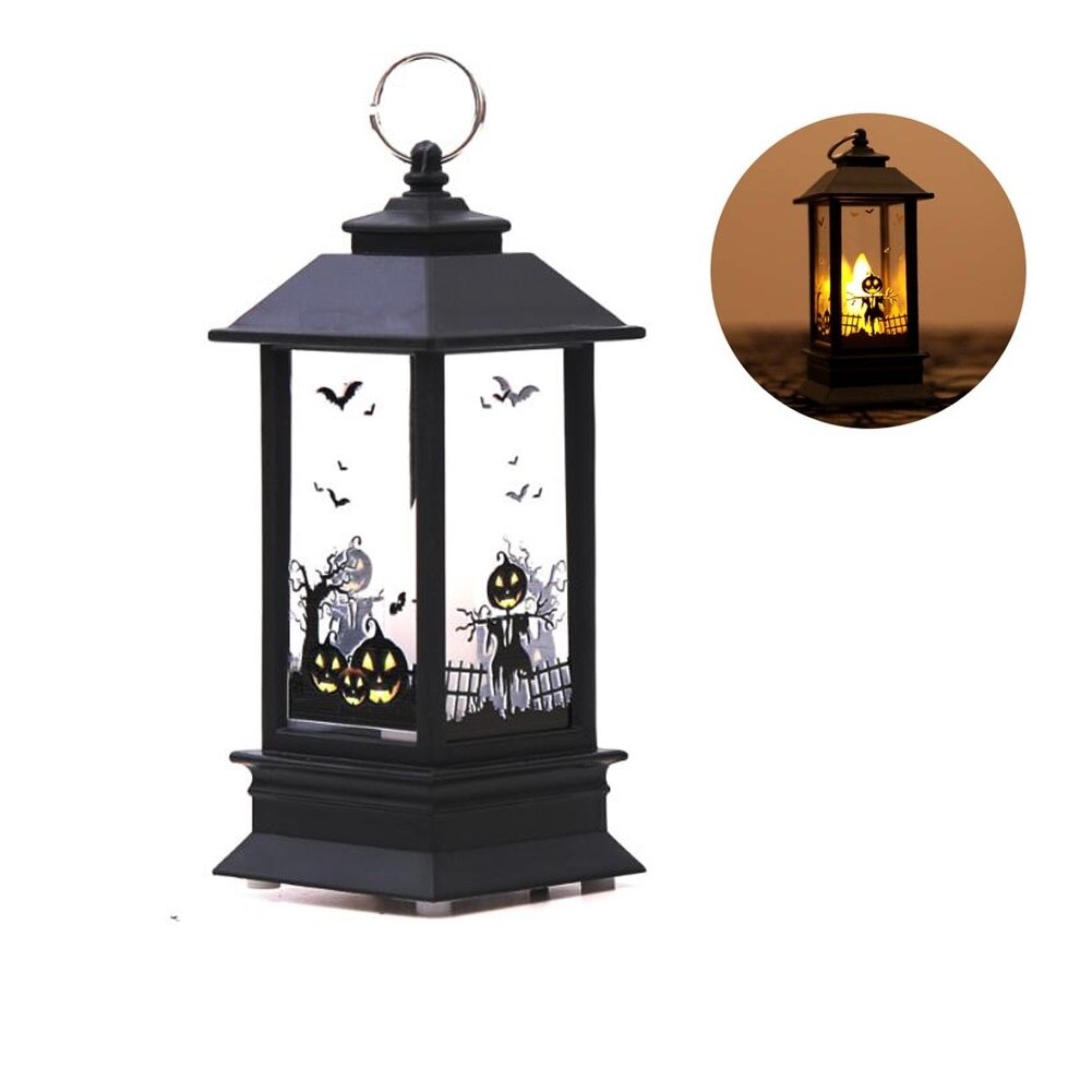 Bougies chauffe-plat LED, cage à bougies de noël avec support, chandelier imprimé Elk père noël pour décoration de noël: 08