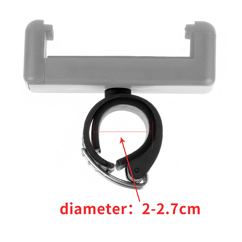 BGNing Auto Selfie Lock Clip Stick monopié de mano hebilla ajustable adaptador de soporte de teléfono para Gopro HERO 8 7 6 5 Cámara de Acción