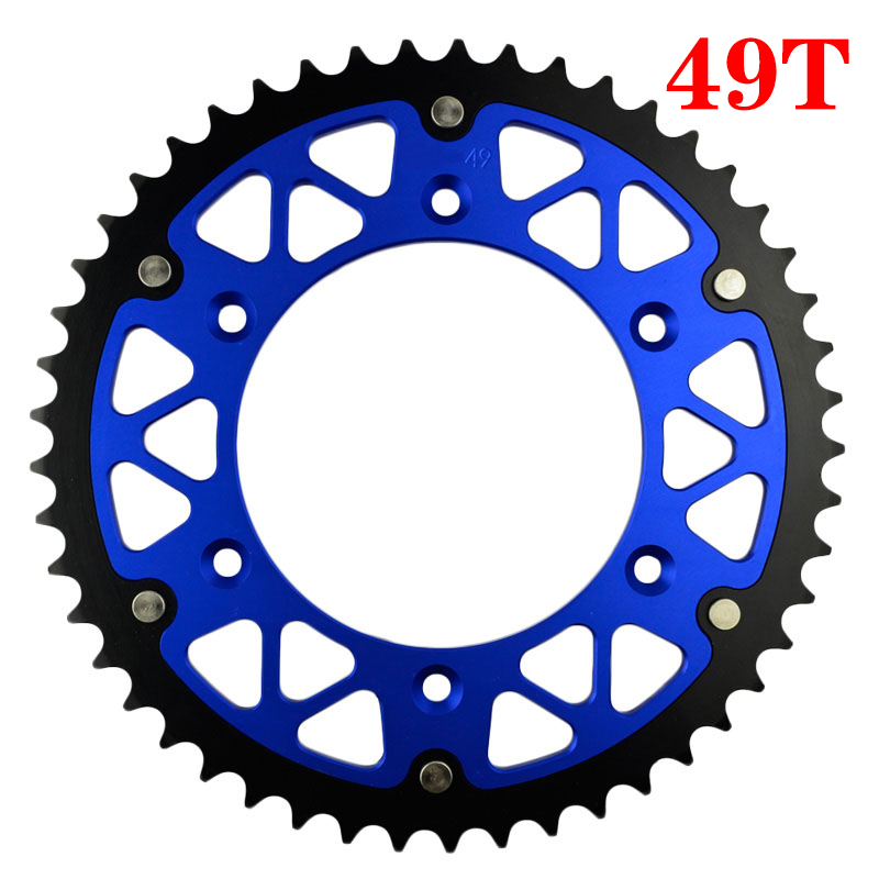 45 T-52 T Motorfiets Achtertandwiel Voor SX SX-F 125 144 150 200 250 350 300 360 380 520 500 525 505 400 440 450 Racing Zes Dagen: Ivoor