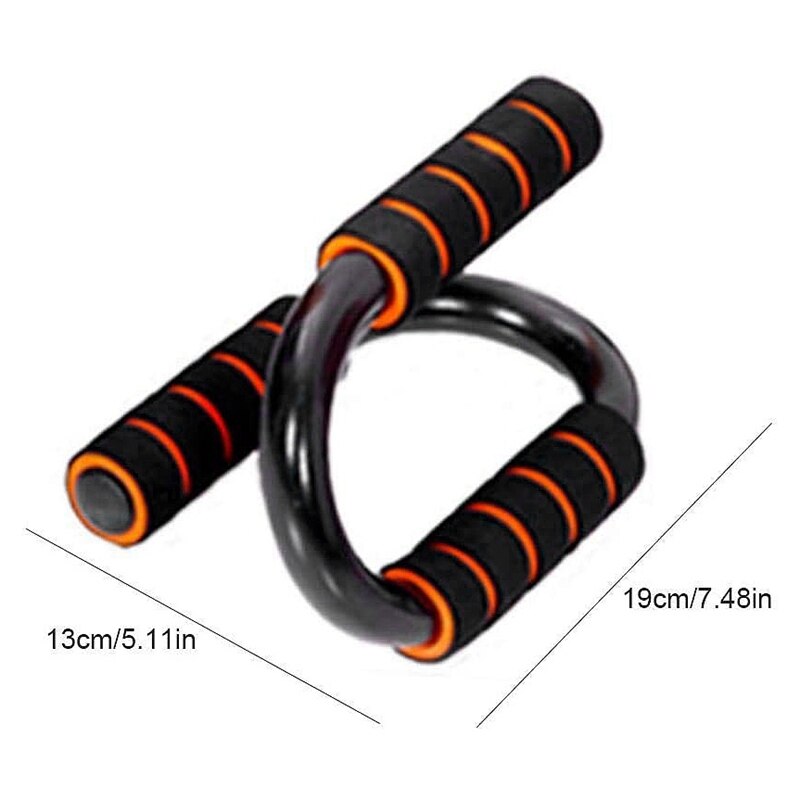 2Pcs Push Up Bars Pushup Stands Handles for Home Floor and Yoga - Athletics Push Up Exercise Equipment with Foam Grips