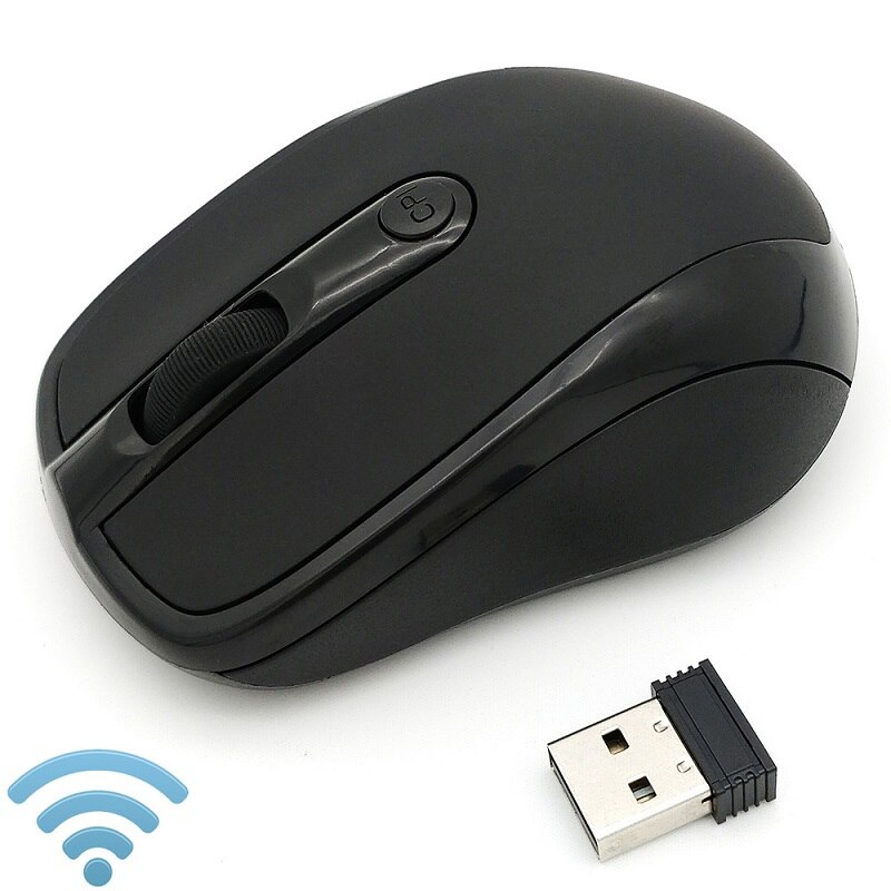 USB Wireless Mouse Gaming Mouse 2000DPI Adjustable Receiver Optical Computer Mouse 2.4GHz Ergonomic Mice For Laptop PC Mouse: Default Title