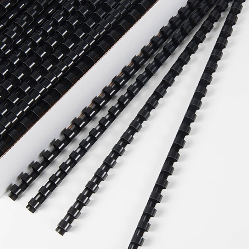50Pcs/Lot Binding Rubber Ring 21 Hole A4 Document Loose-Leaf Binder 22-51mm PVC Coils Machine Special Punch Binding Supplies