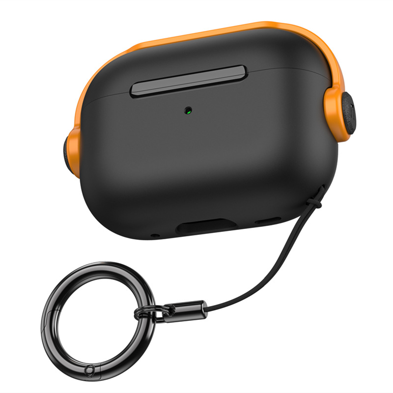 Protective Case For Apple Airpods 1 2 3 Pro 2 air pods Wireless Bluetooth Earphone Cover Sleeve Headphone Bag With Phone Holder: 3XS / Khaki