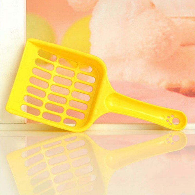 Nützliche Katzenstreu Schaufel Haustier Cleanning Werkzeug Kunststoff Scoop Katze Sand Reinigung Produkte Wc Für Hundefutter Löffel