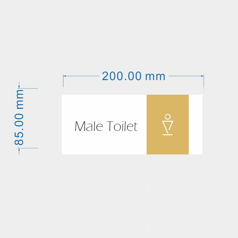 Room Sign Board: Men s Bathroom