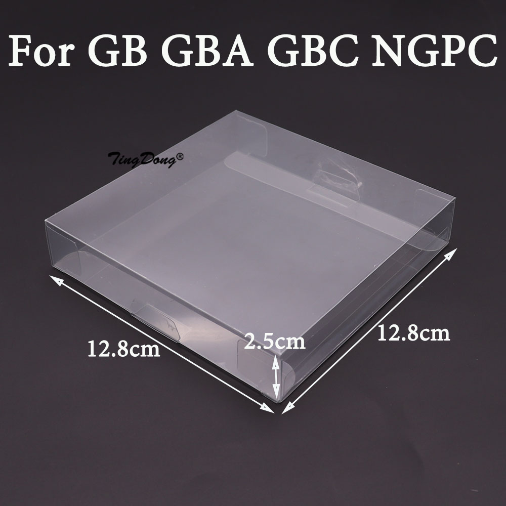 Boîte de jeu transparente en plastique l'horloge, étui de protection, jeux CIB, N64 Go, GBA, GBC, SNES, AnjSwitch, PS5, PS4, PS3, PS2, 20 pièces