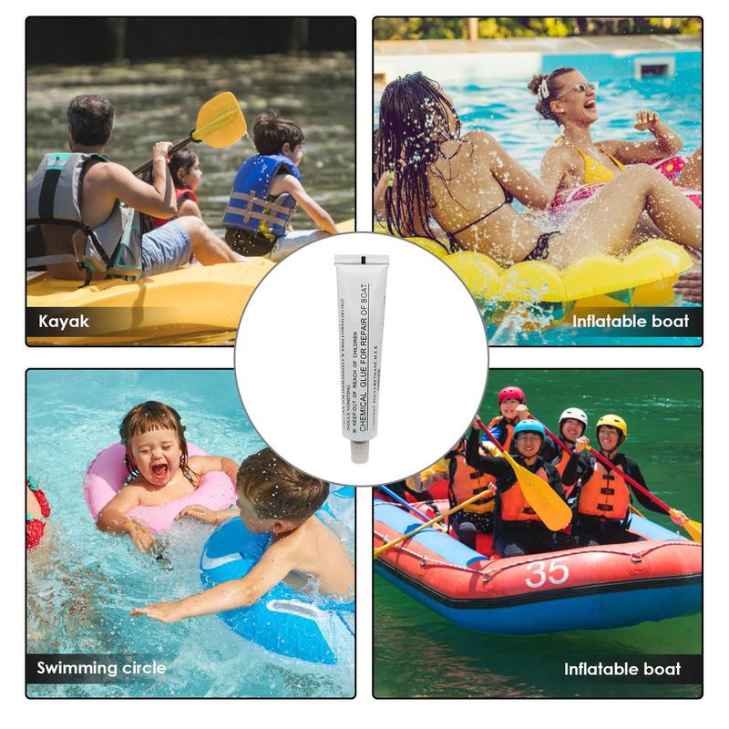 30ml PVC Inflatable Glue Tape Repair Patch Glue Kit Adhesive For Swimming Air Bed Pools Repairing Boat Inflatable Toy Spa Kayak