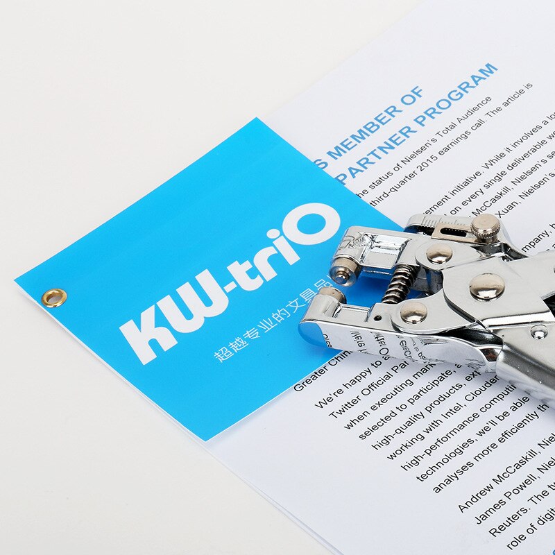 Poinçonneuse avec œillets et œillets, Machine De retenue en métal, pince à œillets avec œillets, perforateur De trous ronds De 5mm avec anneaux, 9718