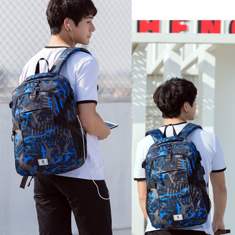 Sport herre ryggsekk basketball fotball herre skolesekk for gutter fotball pakke usb laptop bag fotball nett gym vesker hann