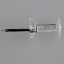 ! Clear Push Pins Transparante Plastic (Pak van 40)