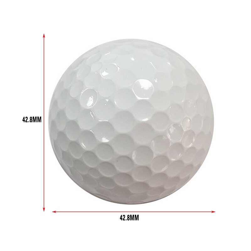 3 Pcs Wit Golfbal Drie Lagen Hoge Elastische Lange Afstand Golf Game Ball Indoor Praktijk Veiligheid elastische Bal
