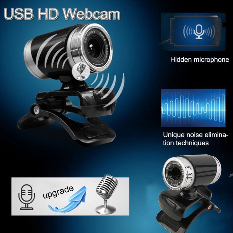 USB HD Webcam Web Cam Camera for PC Laptop Desktop Computer Notebook Accessories 83XB