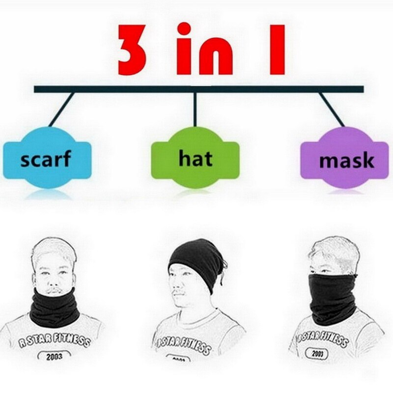 Cache-nez réfléchissant pour hommes et femmes, Bandana d&#39;hiver, randonnée, Ski, cache-cou, cyclisme, Tube de vélo, écharpe thermique, demi-masque de sport