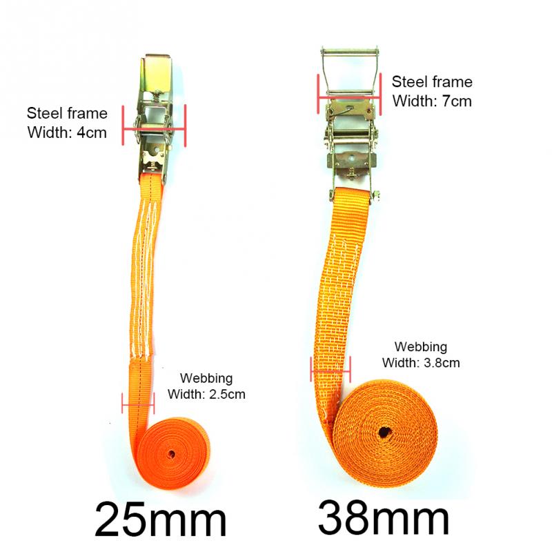 Lastebil spenningsbelte reise bil siste motorsykkel binde sperrestropper polyester surring bærbar bagasje tunge bunter