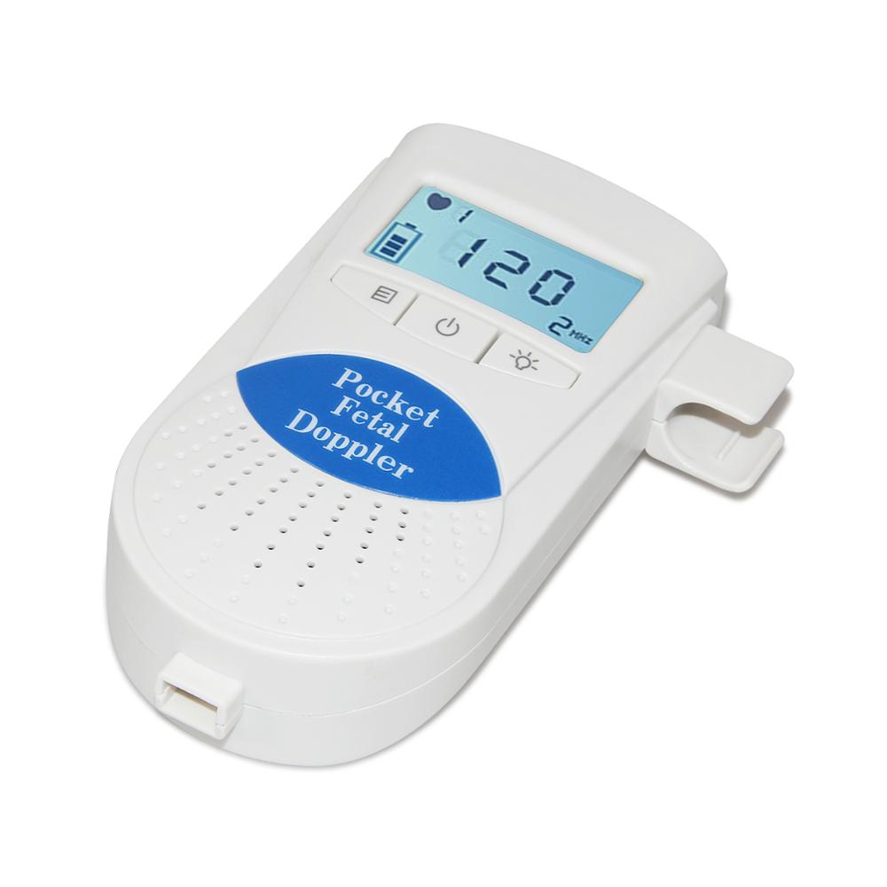 Portable sonar Fetal Doppler Monitor Baby Heartbeat Monitor Home Use Prenatal Baby Fetal Ultrasound Detector Baby Sound