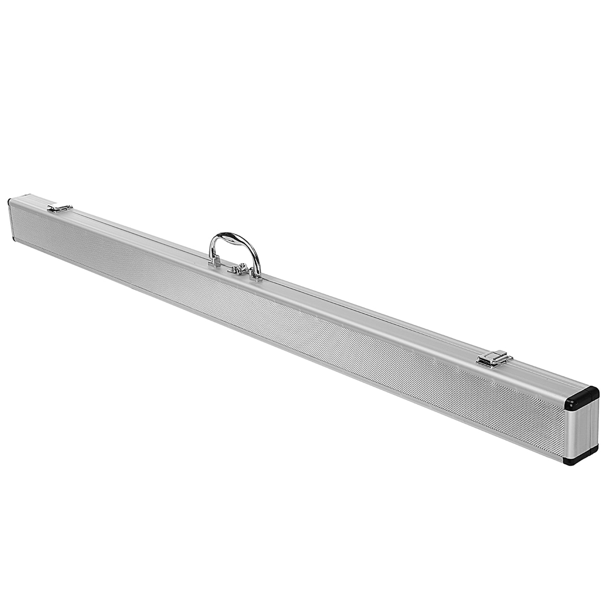 1/2 Aluminum Alloy 2-Piece Jointed Pool Snooker Cue Case With Corner Protection Storage Box Billiard Accessories