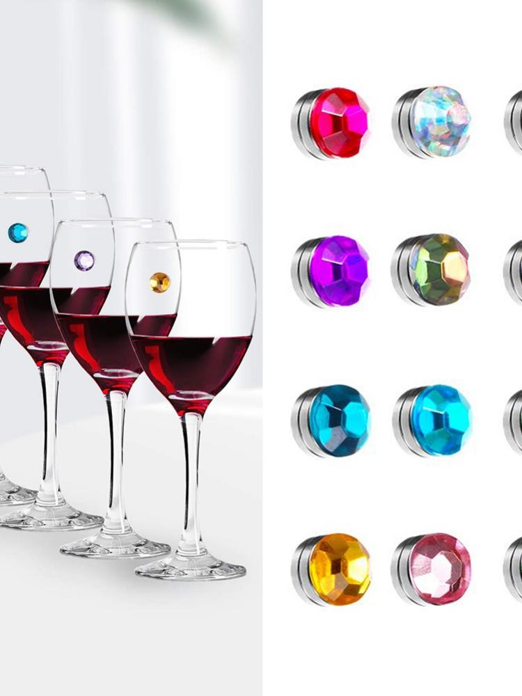 Acryl Cocktail Drink Marker Benutzer definierte Weinglas Marker für Cafe Gold Sp