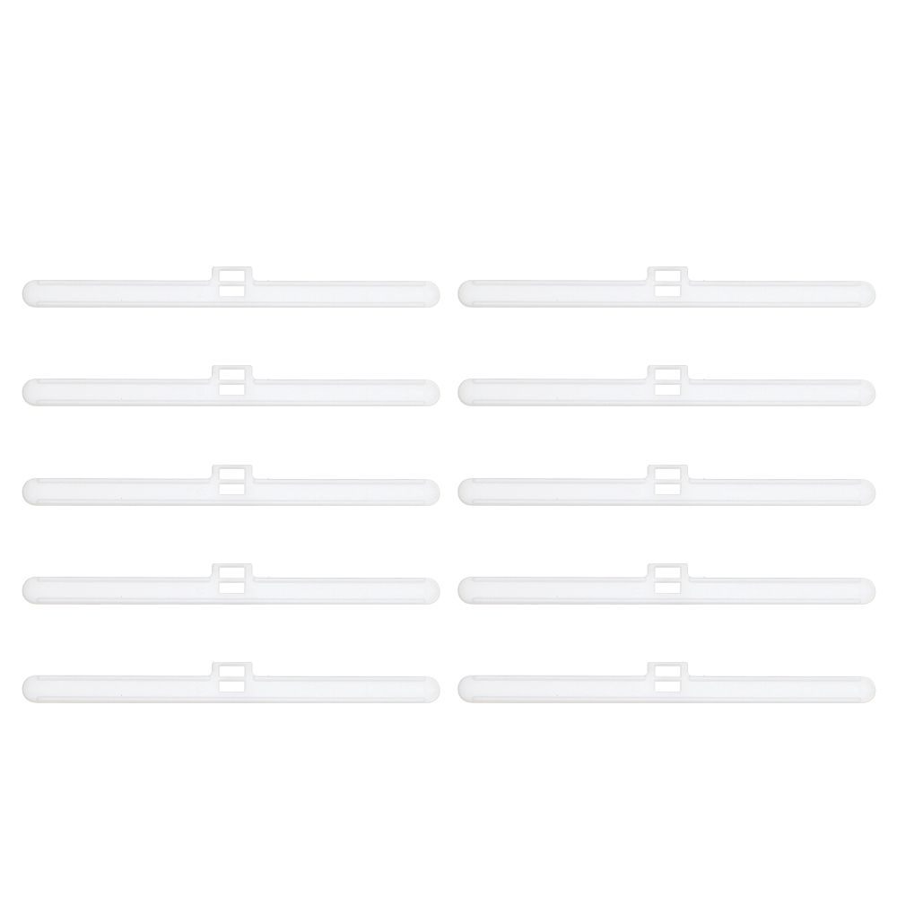 10 Stuks Link Gordijn Accessoires Raam Lamellen Hanger Ketting Latten Vervanging Gordijn Reparatie Clips Verticaal Blind: YELLOW